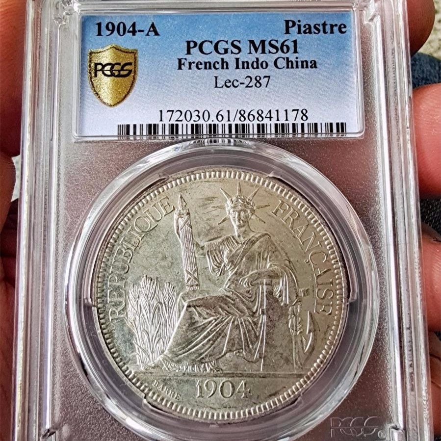 PCGS MS61分坐洋1904