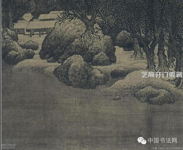 名画赏析：范宽  寒林雪景图 （高清局部震撼呈现）