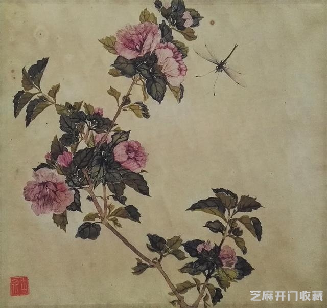 王梦白《居廉草虫册》手卷