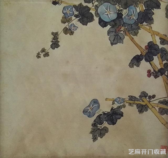 王梦白《居廉草虫册》手卷