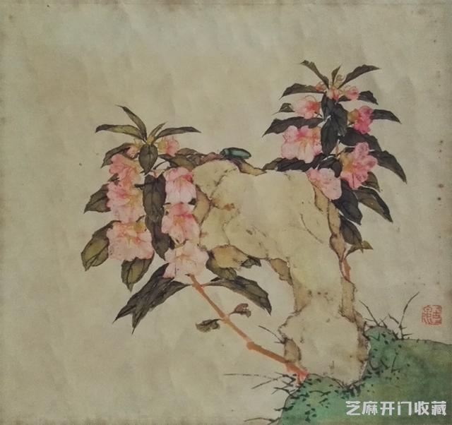 王梦白《居廉草虫册》手卷