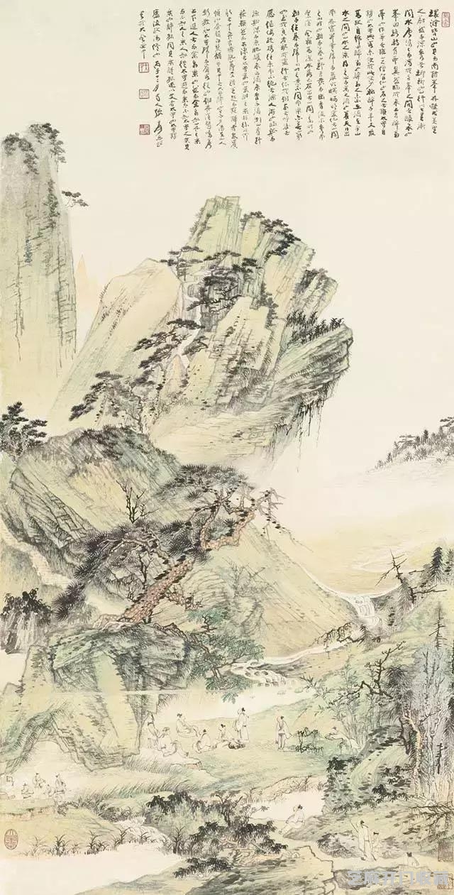 张大千精品，美艳至极