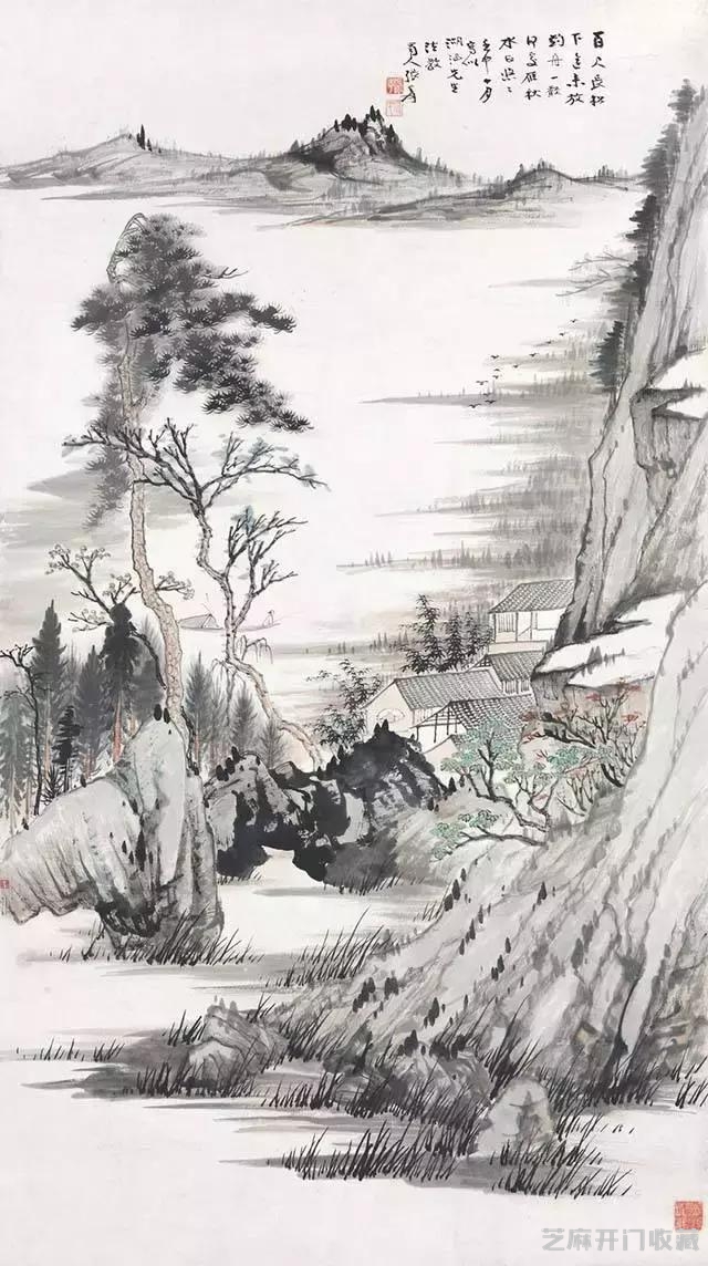 张大千精品，美艳至极