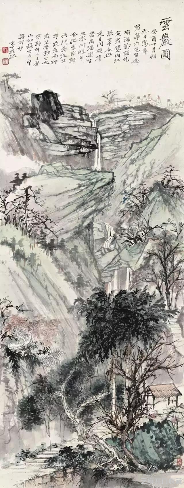 张大千精品，美艳至极