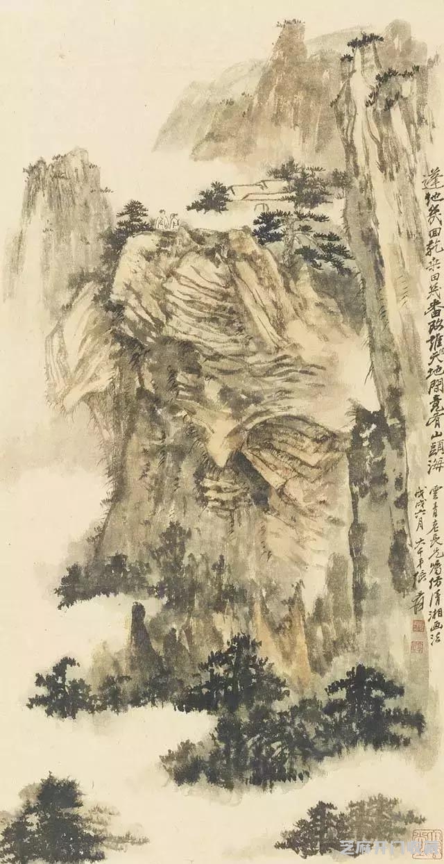 张大千精品，美艳至极