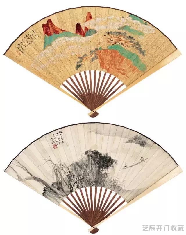 张大千精品，美艳至极