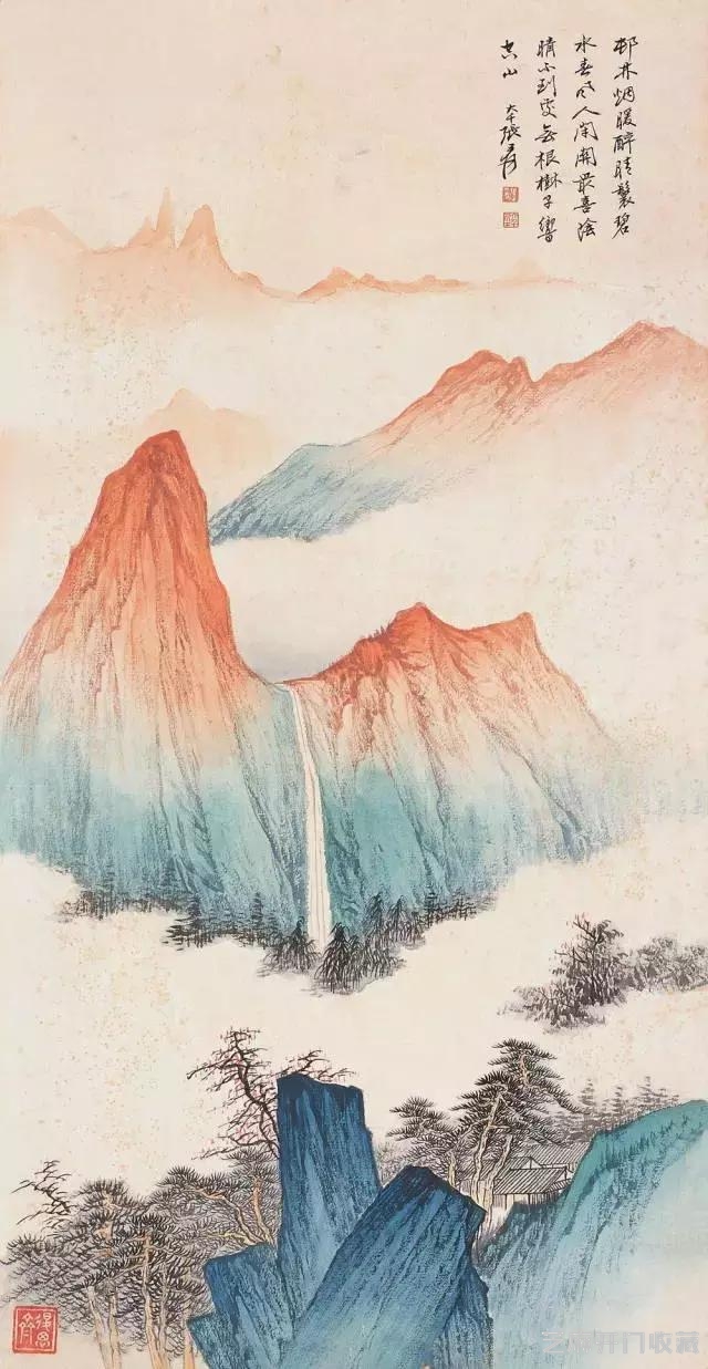 张大千精品，美艳至极