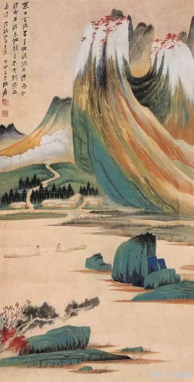 张大千精品，美艳至极