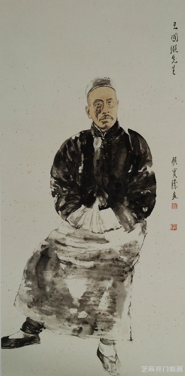 颜宝臻的知名国画人物作品