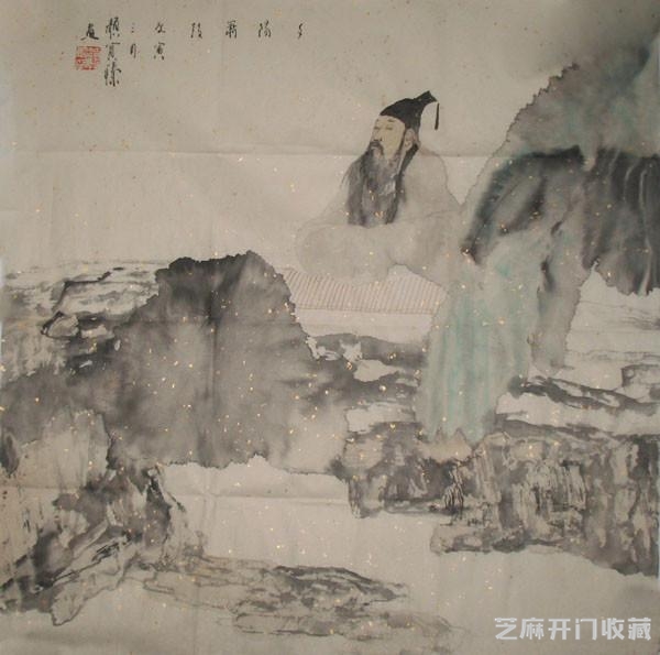 颜宝臻的知名国画人物作品