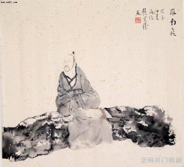颜宝臻的知名国画人物作品