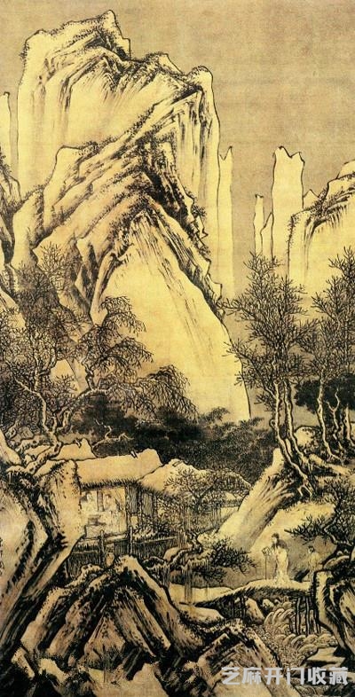 名画赏析——雪村访友图
