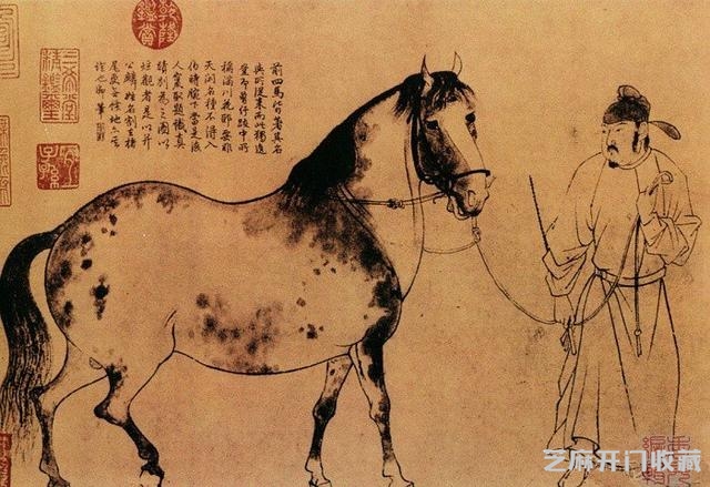落墨即“活”秃尾神马—吴道子