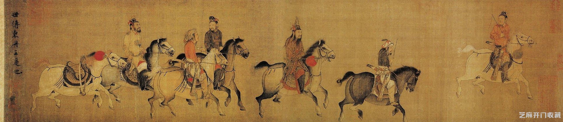 落墨即“活”秃尾神马—吴道子