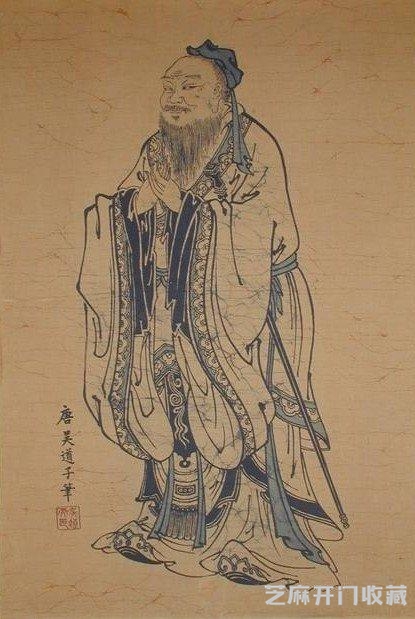 落墨即“活”秃尾神马—吴道子