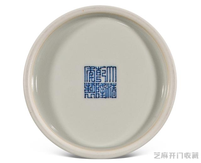 乾隆 斗彩缠枝花卉纹莲子盖罐