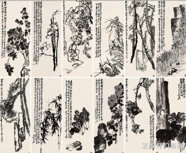 中国国画：13幅，每一幅都是过亿，你最喜欢那一幅呢？