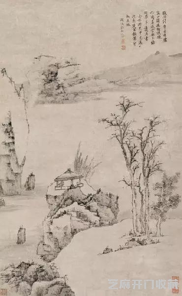 馆藏弘仁作品高清图欣赏