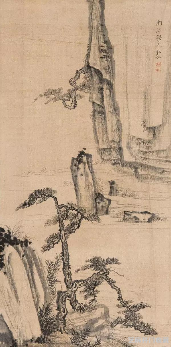 馆藏弘仁作品高清图欣赏
