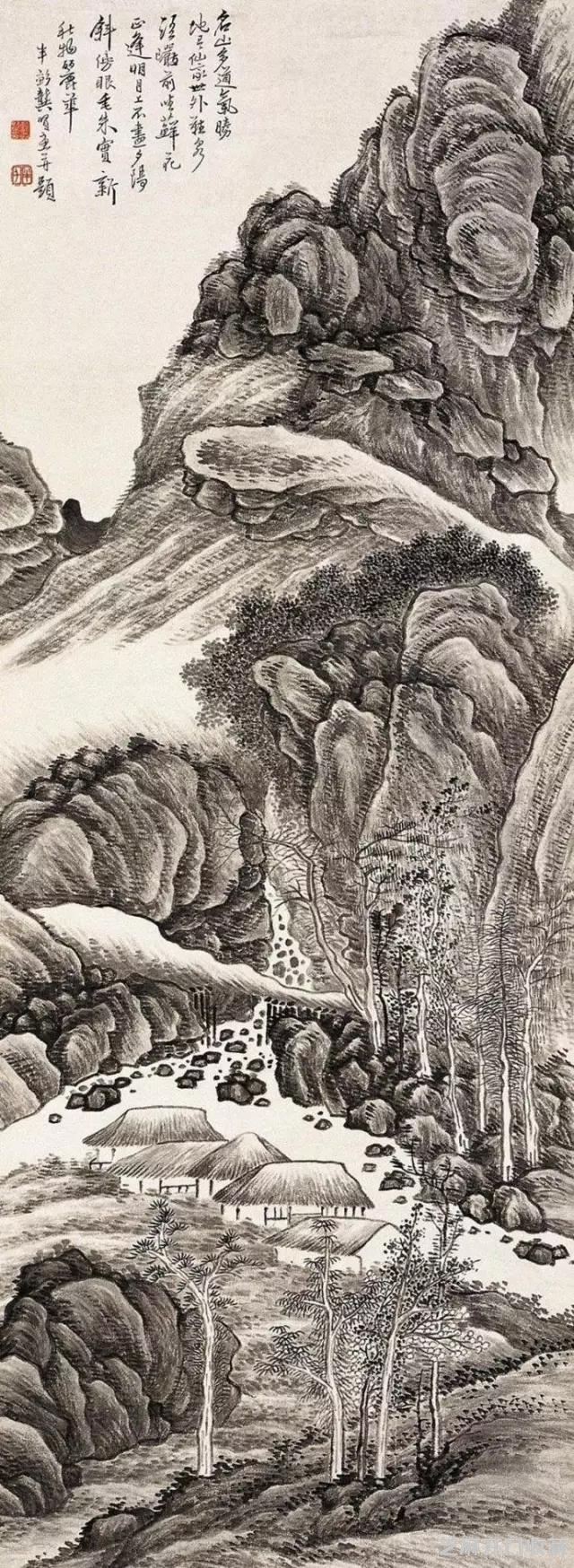 龚贤 作品三十幅，高清大图请收藏