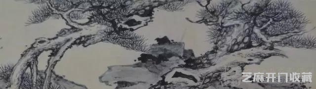 赏析｜弘仁——《孤松图》