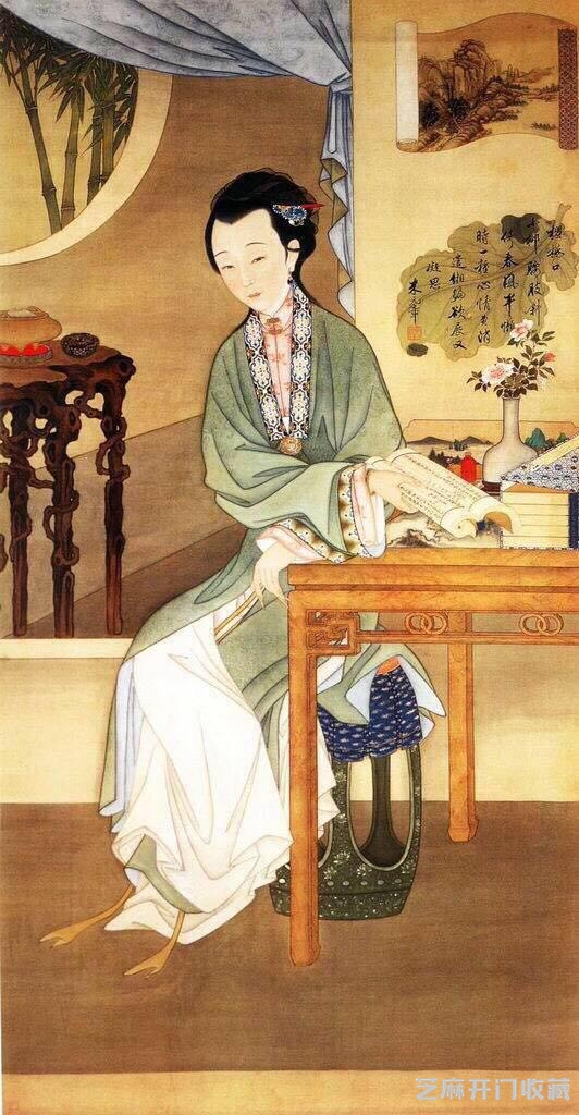 清代故宫典藏名画赏析（十二美人图）