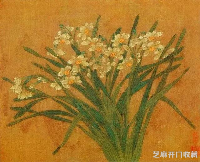 名家黄筌季子 黄居寀《花卉写生图册》欣赏