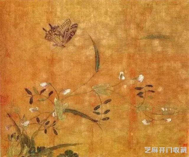 名家黄筌季子 黄居寀《花卉写生图册》欣赏