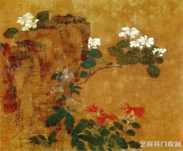 名家黄筌季子 黄居寀《花卉写生图册》欣赏