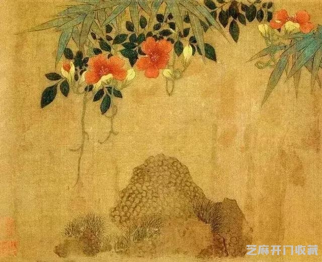 名家黄筌季子 黄居寀《花卉写生图册》欣赏
