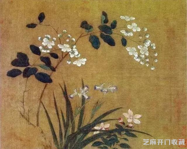 名家黄筌季子 黄居寀《花卉写生图册》欣赏