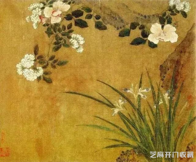 名家黄筌季子 黄居寀《花卉写生图册》欣赏