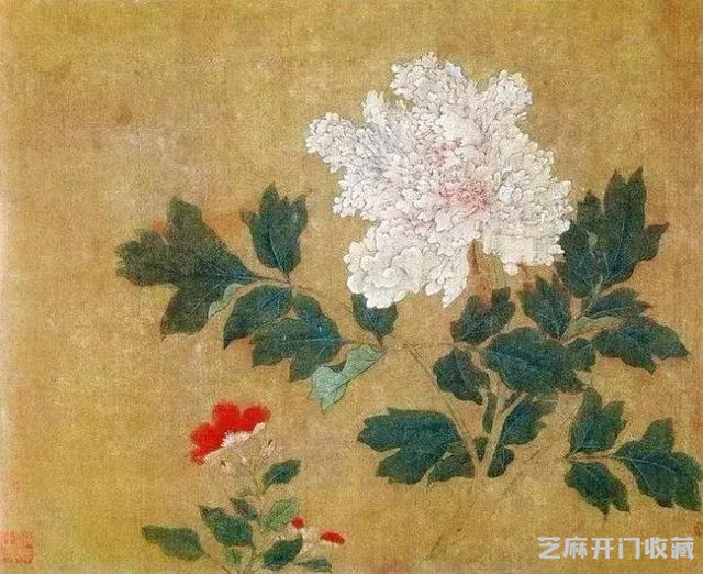 名家黄筌季子 黄居寀《花卉写生图册》欣赏