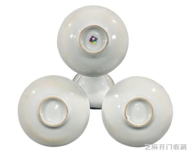 永乐 甜白釉三壶连通器