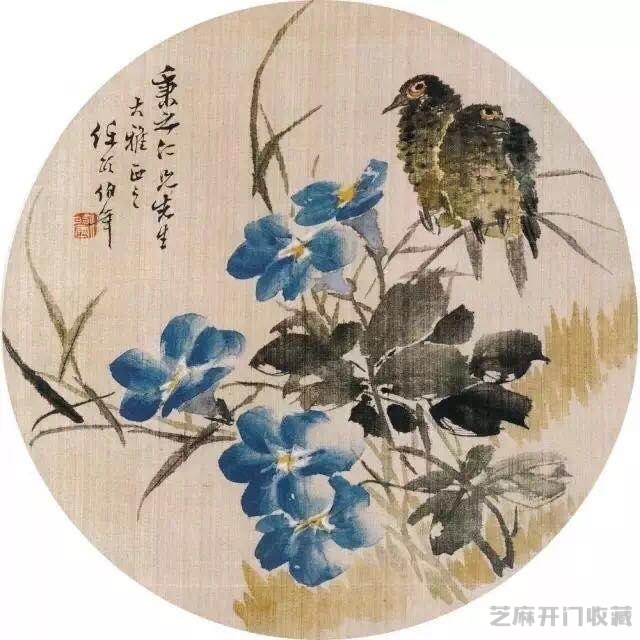 清末著名画家任伯年花鸟画欣赏!