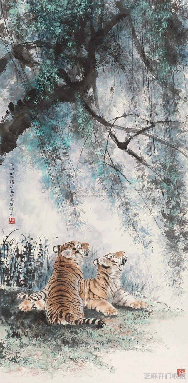 画虎名家韩山：别树一帜，令人耳目一新！好想用手去触摸一番！