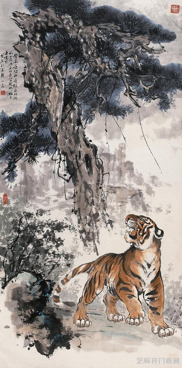 画虎名家韩山：别树一帜，令人耳目一新！好想用手去触摸一番！