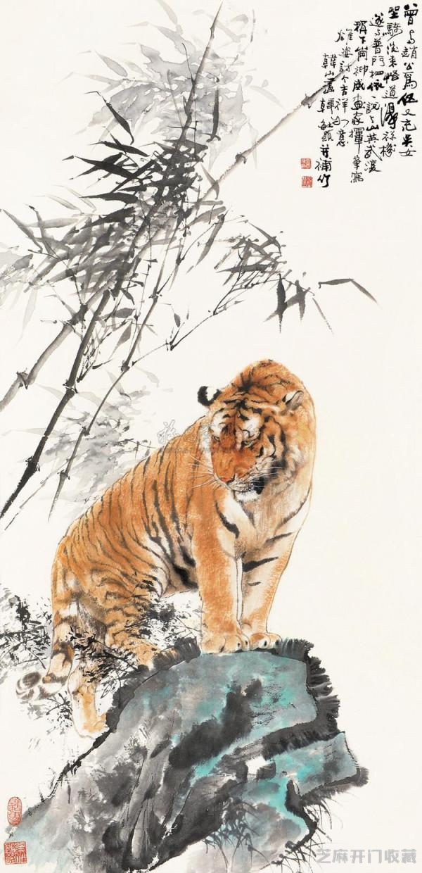 画虎名家韩山：别树一帜，令人耳目一新！好想用手去触摸一番！