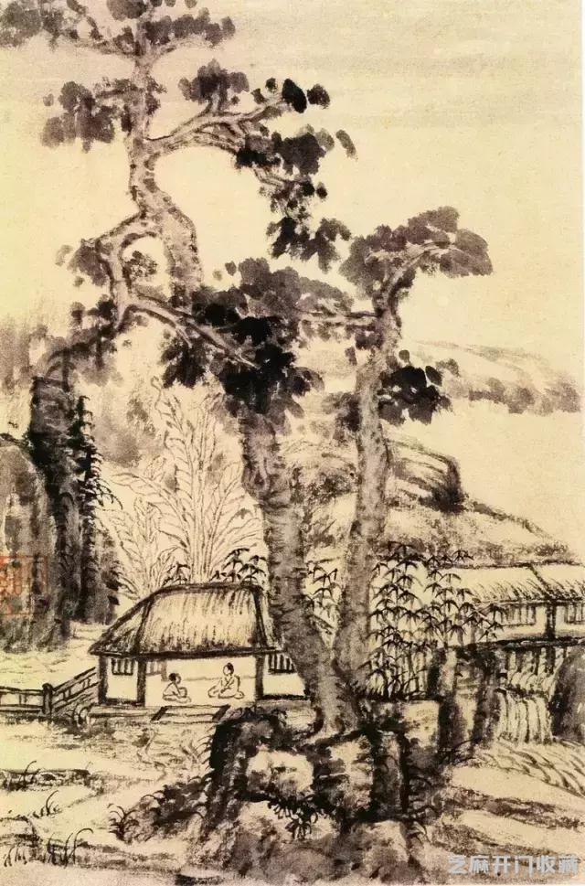 髡残“粗服乱头”笔法之美