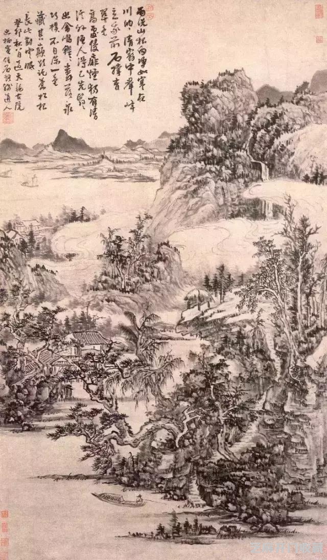 髡残“粗服乱头”笔法之美