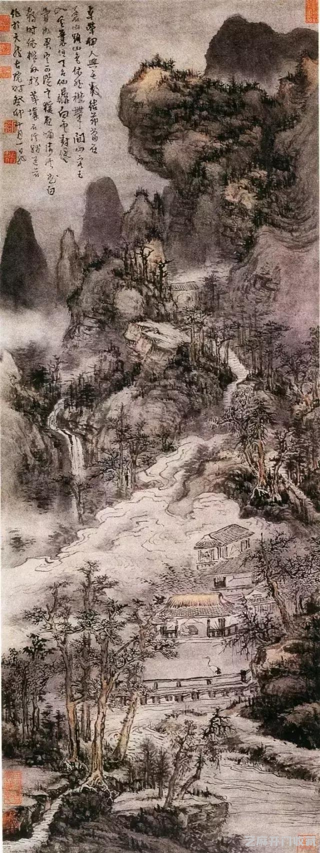 髡残“粗服乱头”笔法之美