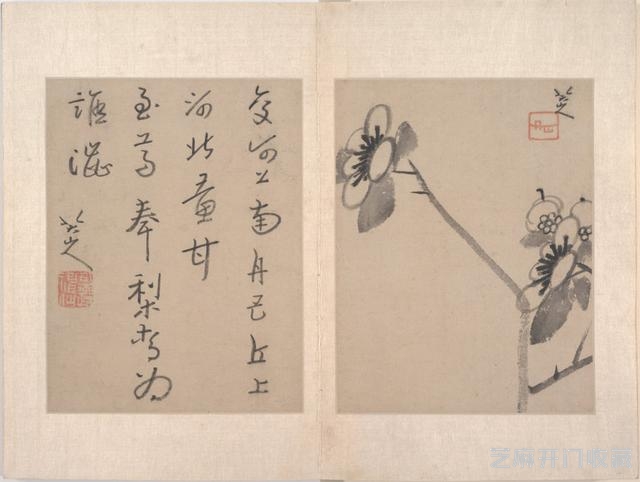 朱耷的精品册页作品欣赏——十二开