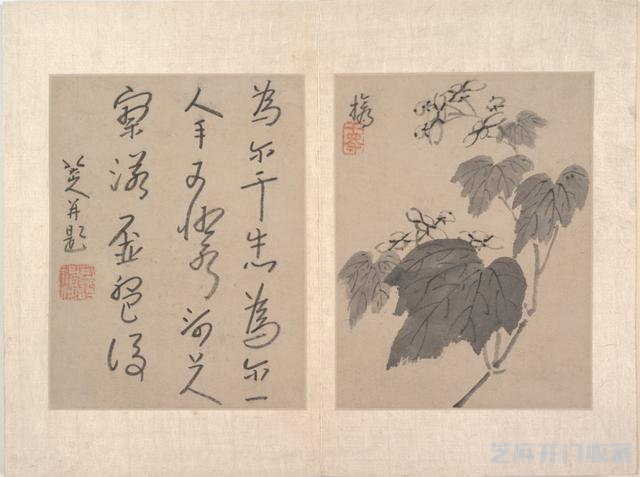 朱耷的精品册页作品欣赏——十二开