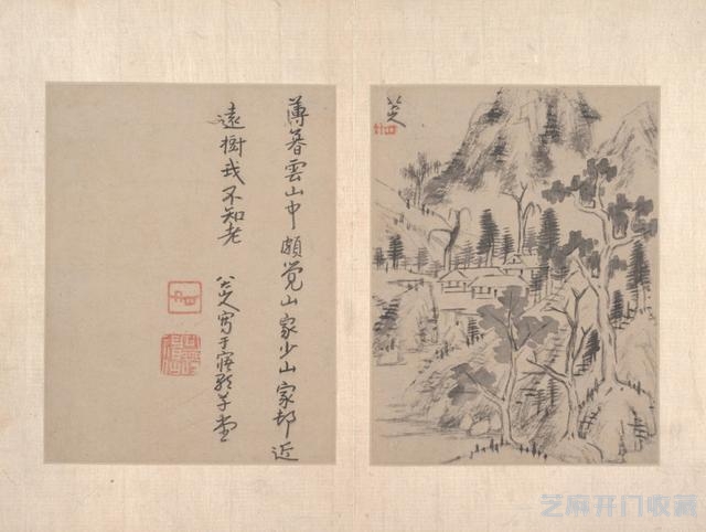 朱耷的精品册页作品欣赏——十二开
