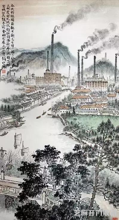 我国当代六位国画大师作品欣赏