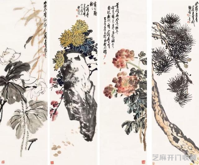 王个簃：日常生活处处可入画（125幅）