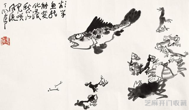 丁衍庸花鸟作品欣赏