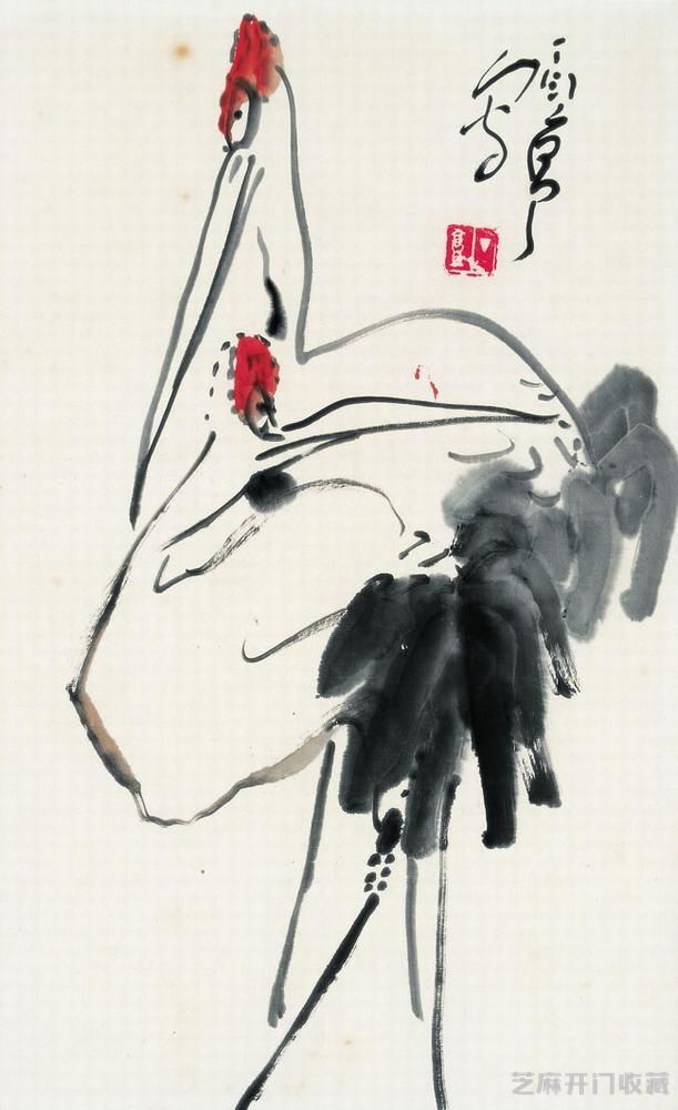 丁衍庸花鸟作品欣赏
