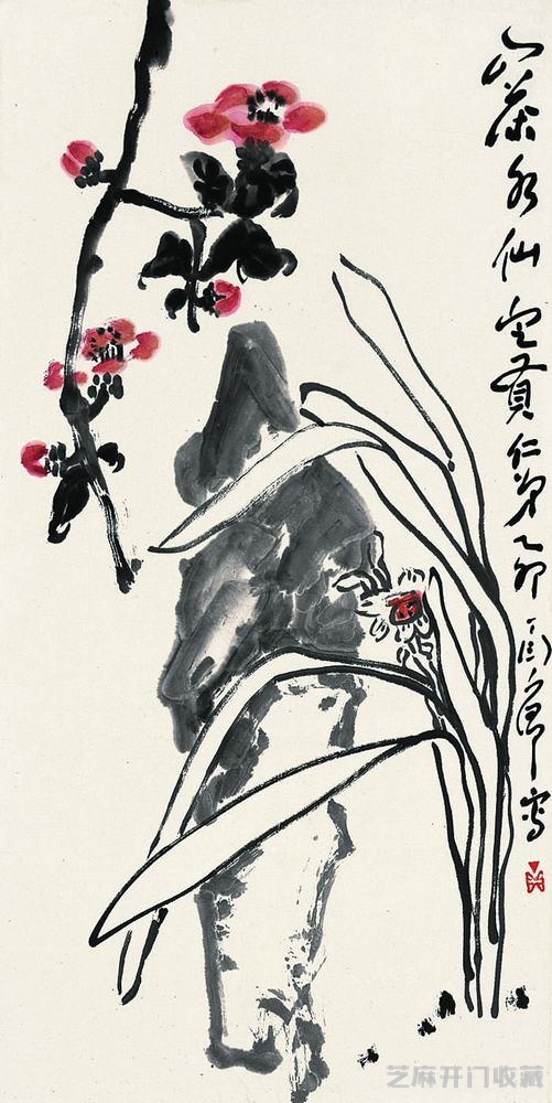 丁衍庸花鸟作品欣赏