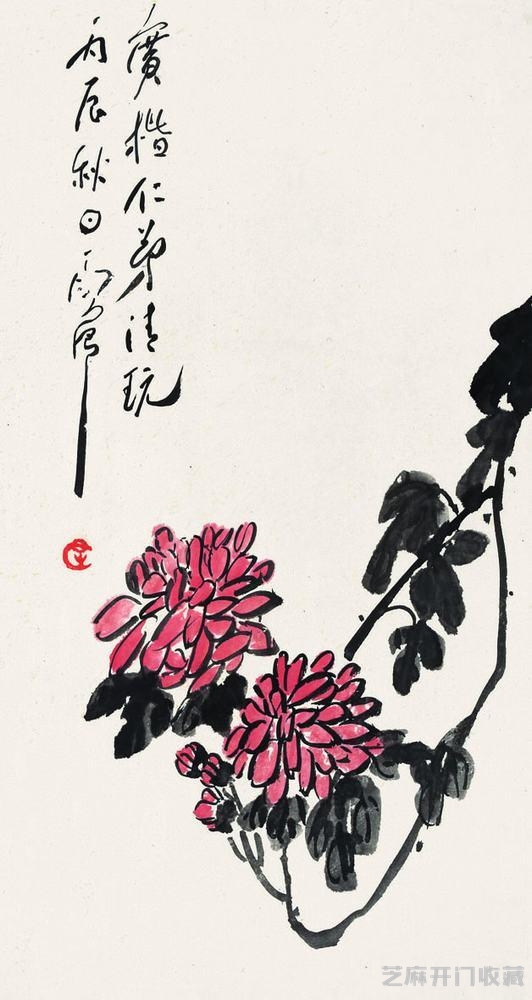 丁衍庸花鸟作品欣赏
